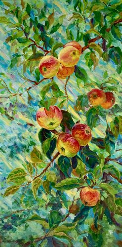 Apfelbaum. von Liudmila Shertsinger, Malerei kaufen auf Singulart