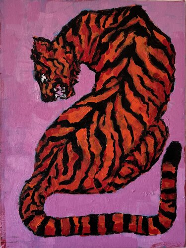 Tiger von Ekaterina Dutkevich, Malerei kaufen auf Singulart