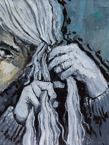 Braids by Ekaterina Dutkevich, Painting for Sale on Singulart