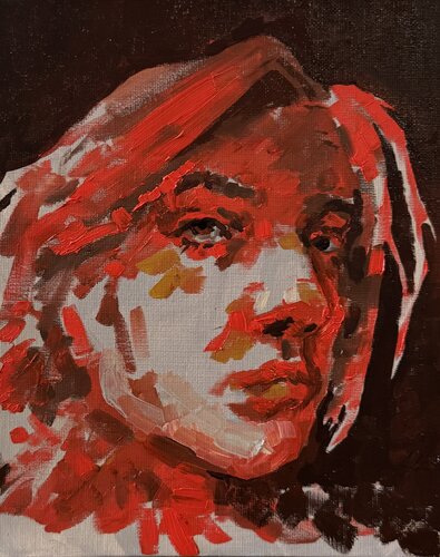 Self portrait van Ekaterina Dutkevich, Schilderij te koop op Singulart