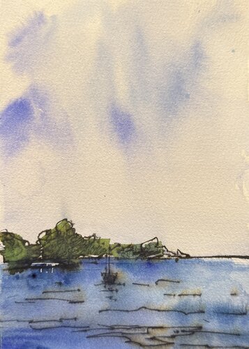 Marine miniature van Ekaterina Dutkevich, Schilderij te koop op Singulart