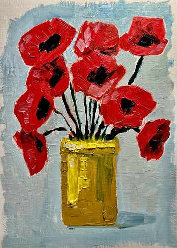 Flowers miniature von Ekaterina Dutkevich, Malerei kaufen auf Singulart