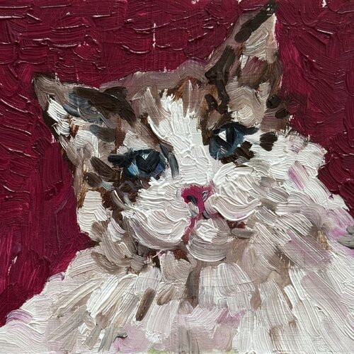 Cat portrait di Ekaterina Dutkevich, Pittura in vendita su Singulart