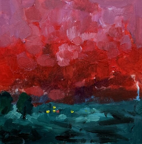 Sunset di Ekaterina Dutkevich, Pittura in vendita su Singulart