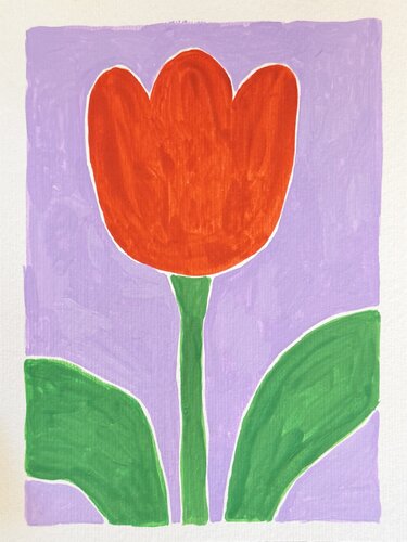 Tulip van Ekaterina Dutkevich, Schilderij te koop op Singulart