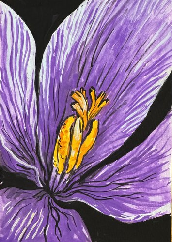 Crocus von Ekaterina Dutkevich, Malerei kaufen auf Singulart