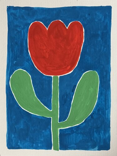 Tulip van Ekaterina Dutkevich, Schilderij te koop op Singulart