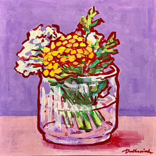 Mimosa bouquet Ekaterina Dutkevich