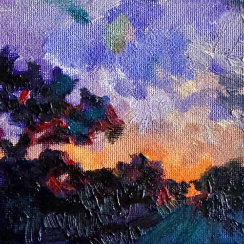 Sunset horizon van Ekaterina Dutkevich, Schilderij te koop op Singulart