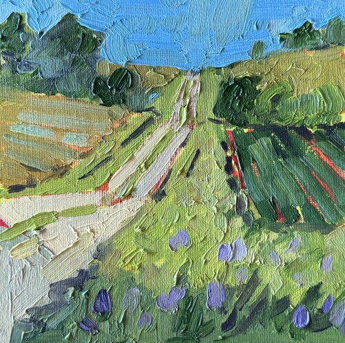 Landscape miniature by Ekaterina Dutkevich, Painting for Sale on Singulart