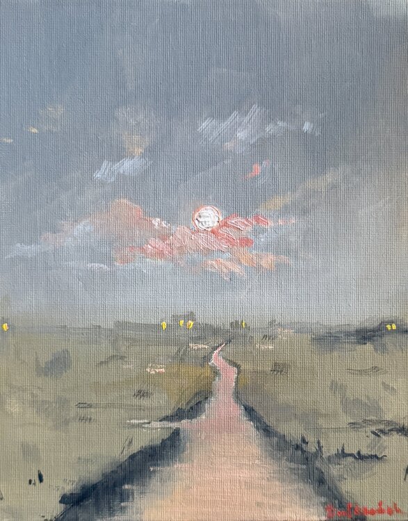 Evening landscape Ekaterina Dutkevich