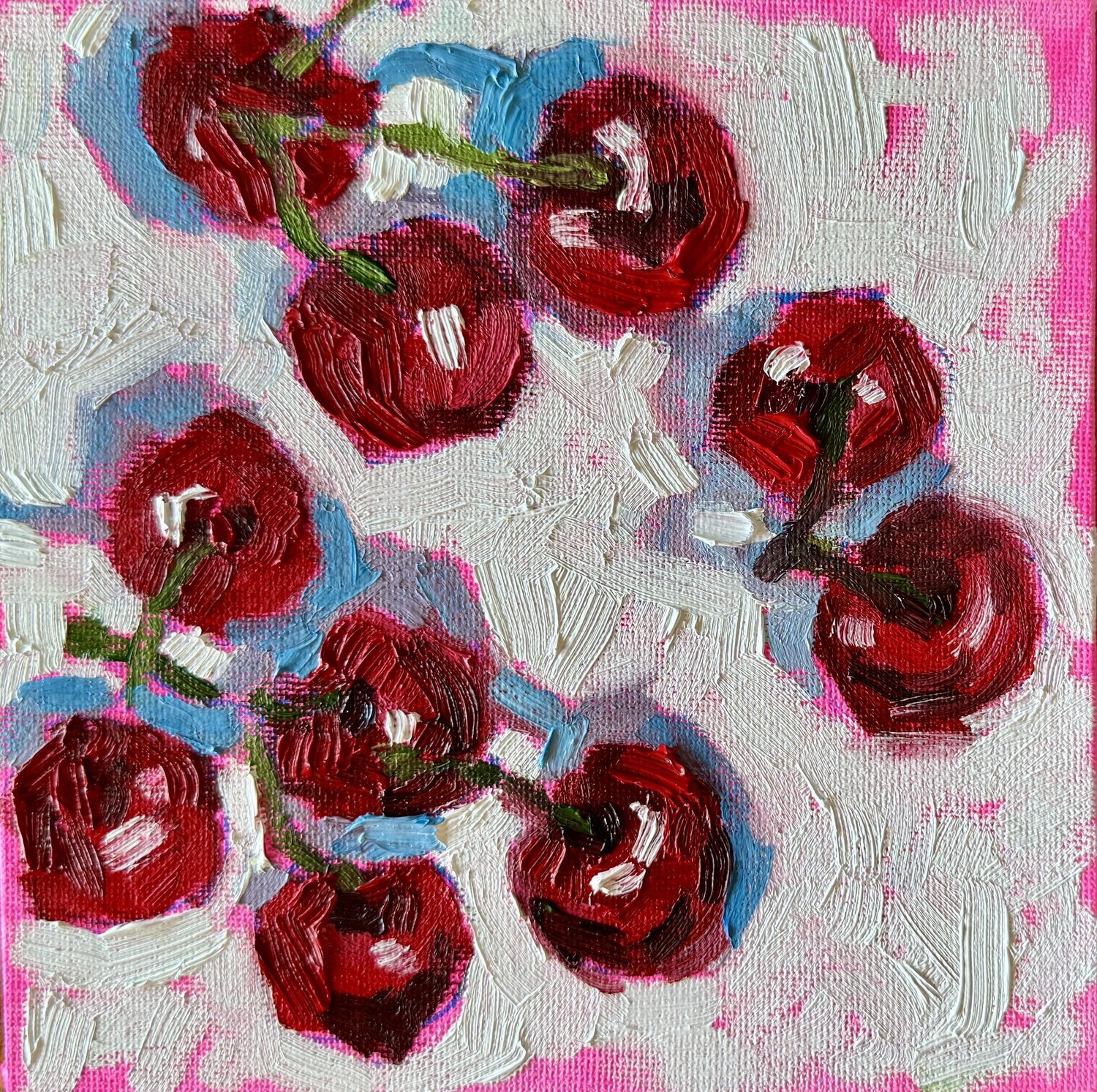 Sweet cherry Ekaterina Dutkevich Pintura original en venta