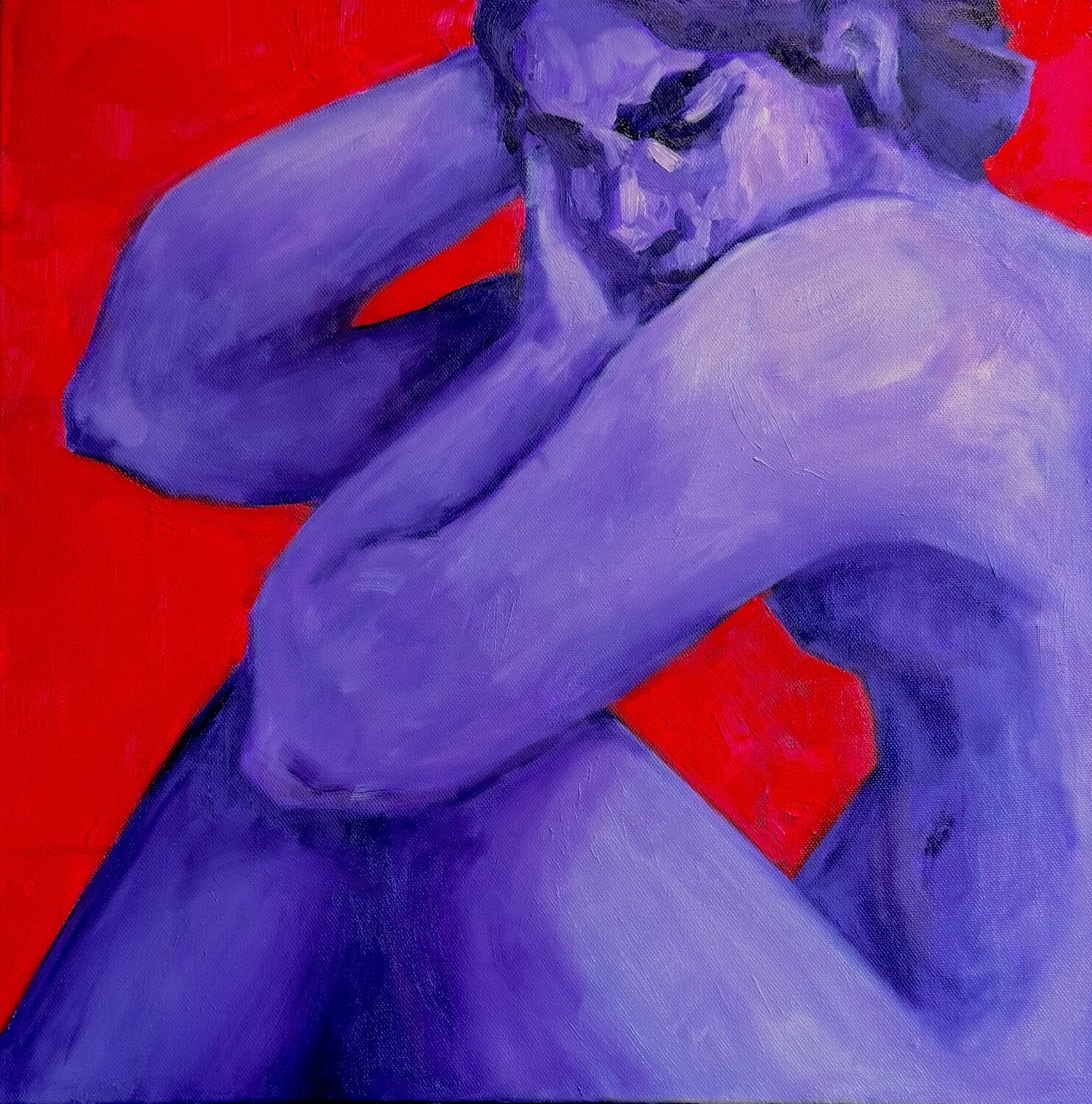 About femininity Ekaterina Dutkevich Original painting for sale