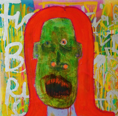 Frankenpony Girl di steven kolenik, Pittura in vendita su Singulart