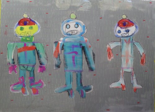 Three Mecha steven kolenik