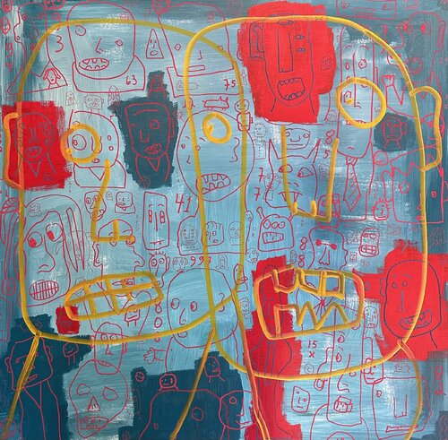 Where's Weirdo? di steven kolenik, Pittura in vendita su Singulart