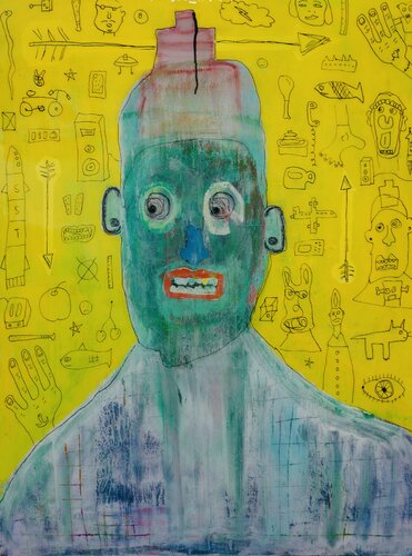 Trouble That Can't Be Named by steven kolenik, 油畫 for Sale on Singulart