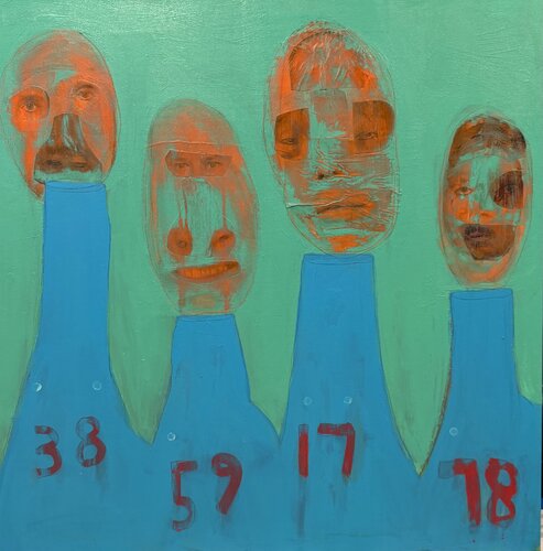 The Three Tenors di steven kolenik, Pittura in vendita su Singulart