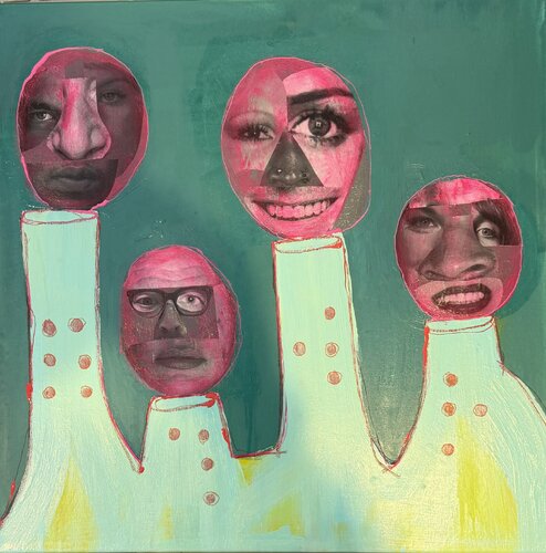 The Odd Couple(s) di steven kolenik, Pittura in vendita su Singulart