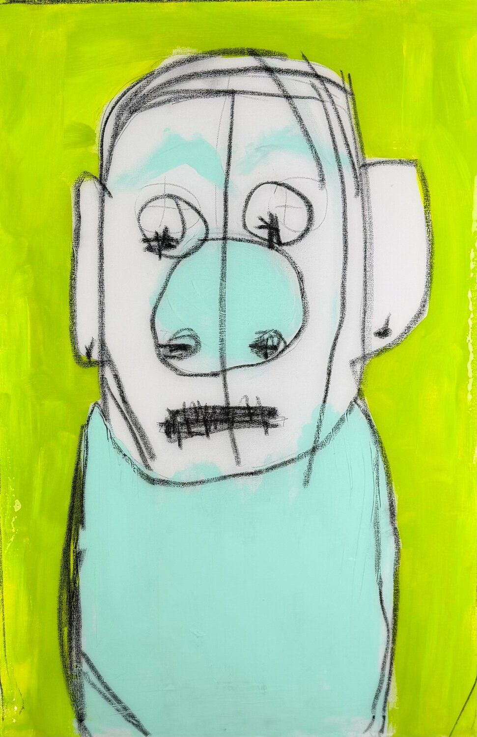 Ted Don't Talk steven kolenik Originalgemälde zu verkaufen