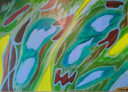 Tanz der Elemente van Christian Grzimek, Schilderij te koop op Singulart