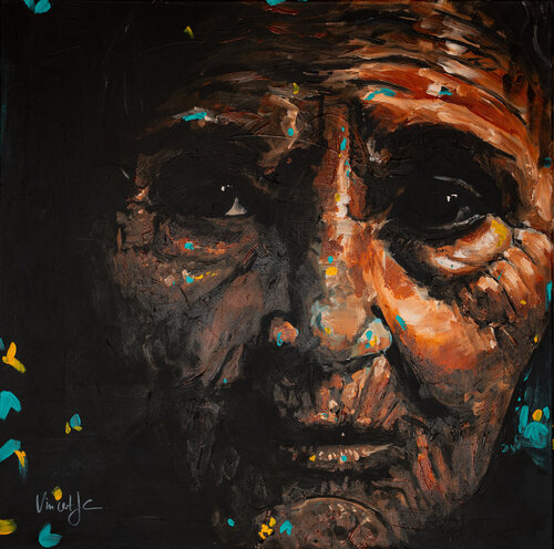 Inquisitive di Vincent JC, Pittura in vendita su Singulart