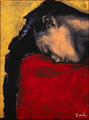 Gold 1 di Vincent JC, Pittura in vendita su Singulart