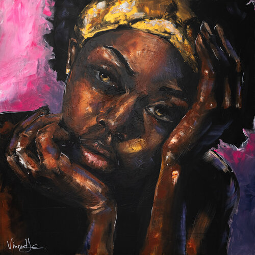 Pink by Vincent JC, Painting for Sale on Singulart