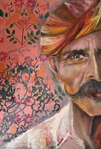 The Headgear van Riya Francis, Schilderij te koop op Singulart