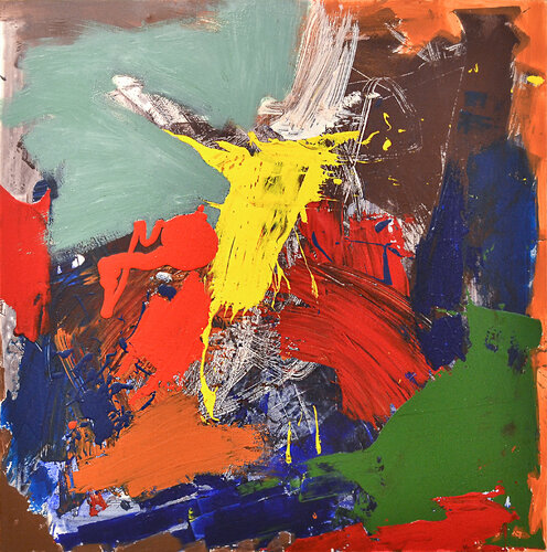 Composition three van Nikola Nikolić, Schilderij te koop op Singulart