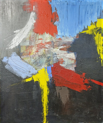 Composition three van Nikola Nikolić, Schilderij te koop op Singulart