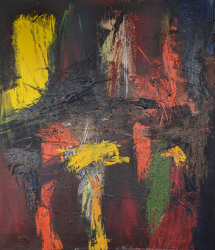 Composition five van Nikola Nikolić, Schilderij te koop op Singulart