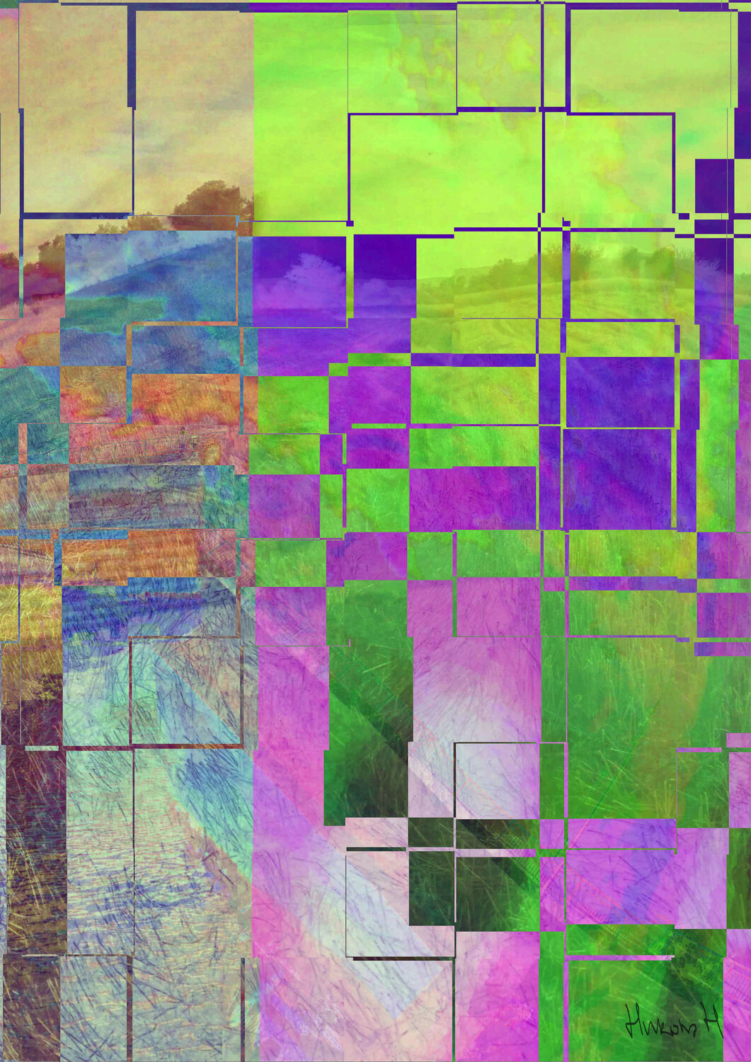 "Glitched Flashback 02" Nikola Nikolić Digital à vendre