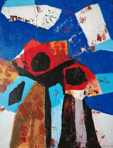 Les yeux van François Vert, Schilderij te koop op Singulart