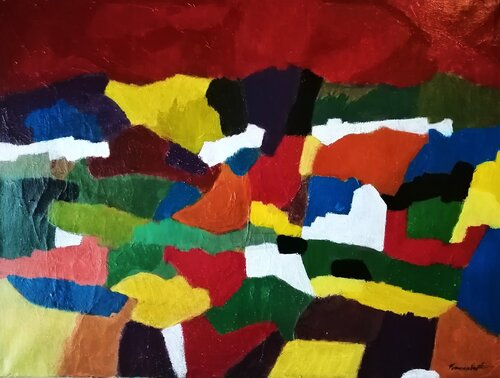soir d'automne van François Vert, Schilderij te koop op Singulart