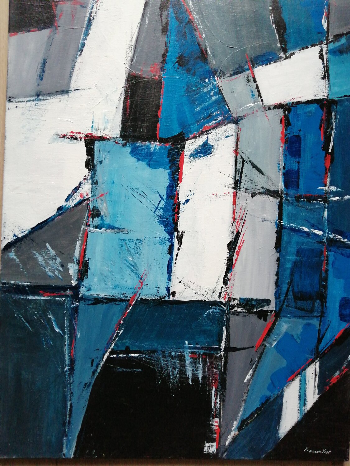 harmonie en bleu François Vert