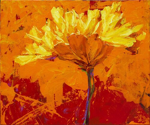 des cimes en exil von Charles Belle, Malerei kaufen auf Singulart