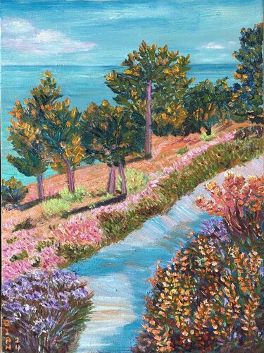 Silent radiance I by Qian Michel, Painting for Sale on Singulart