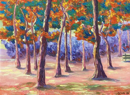 Silent radiance X di Qian Michel, Pittura in vendita su Singulart