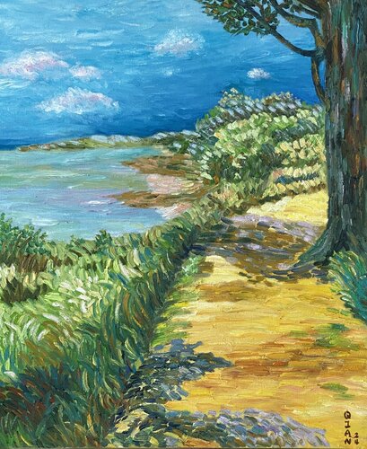 Silent radiance V di Qian Michel, Pittura in vendita su Singulart