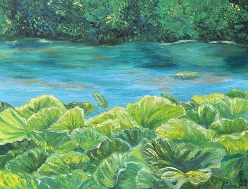 Silent radiance III di Qian Michel, Pittura in vendita su Singulart