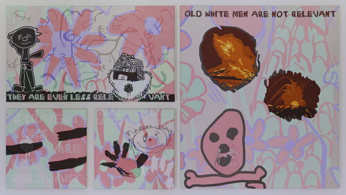 A collection of irrelevant topics #2 by Robert Loecker, Painting for Sale on Singulart