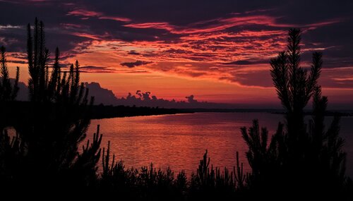 Nach der Landschaft - See im Zeitwandel par antonio rankel, Photographie en vente sur Singulart