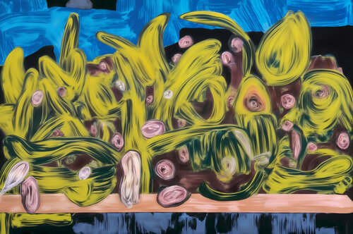 Last Supper van Nicolas Crocetti, Werk op papier te koop op Singulart