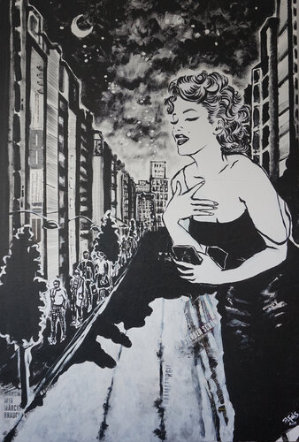 Marilyn is in Town de Bianca Fels, Pintura a la venta en Singulart
