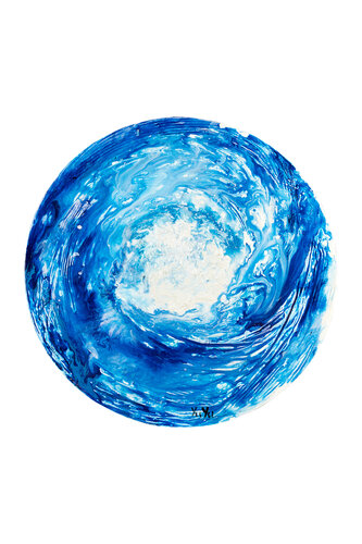 Waves of Emotion: Grace Amidst Turbulence von Yulia Yunik, Malerei kaufen auf Singulart