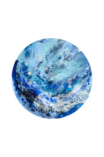 Harmony Beneath: Woman of the Deep von Yulia Yunik, Malerei kaufen auf Singulart