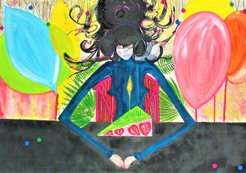 L'anniversaire von karine azoulay, Malerei kaufen auf Singulart