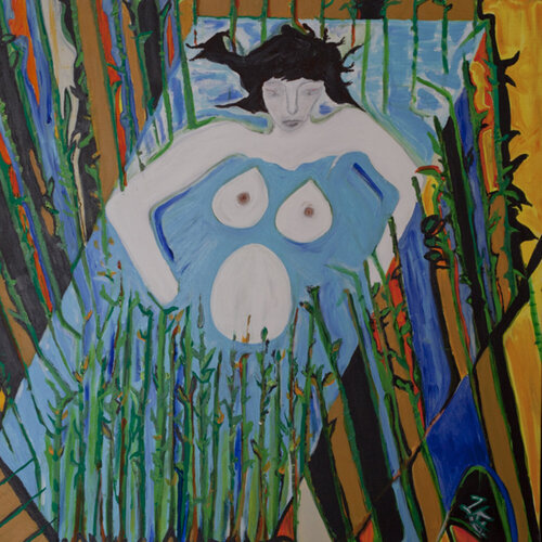 Le bain von karine azoulay, Malerei kaufen auf Singulart