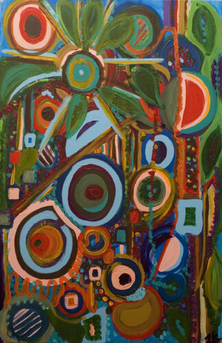 Abtrait di karine azoulay, Pittura in vendita su Singulart